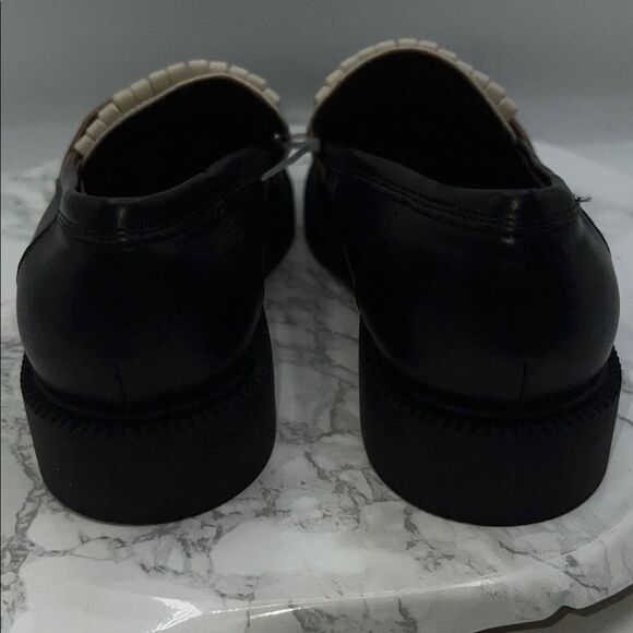 MARC FISHER Black, Creme and Brown Calixy Loafer-8 - Picture 6 of 8